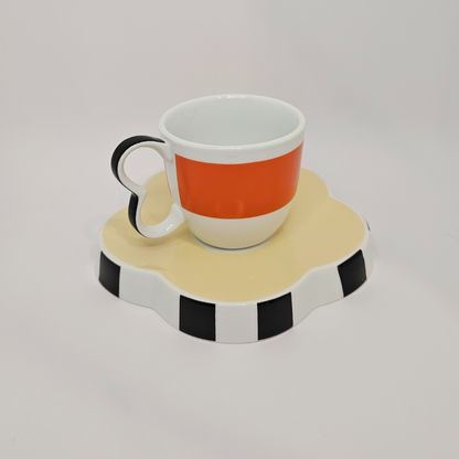 Taza de flores "Mandarina"