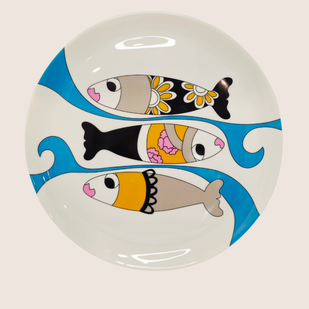 Coffret Sardines : un plat et 4 assiettes
