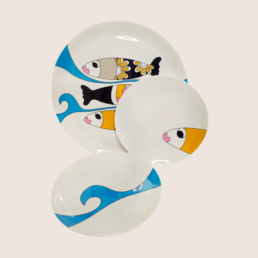 Coffret Sardines : un plat et 4 assiettes