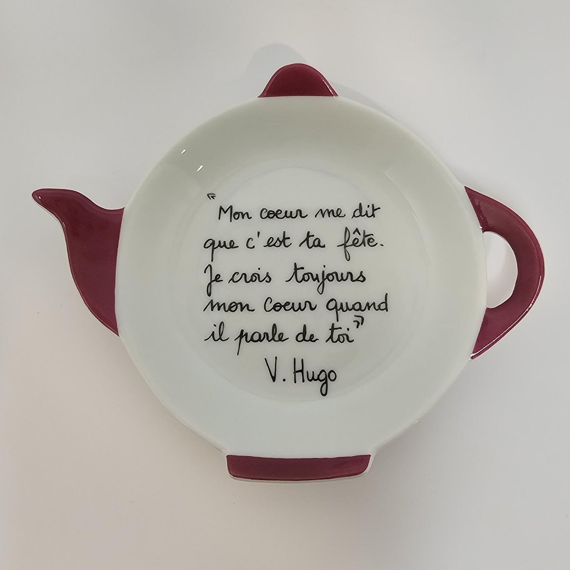 Image de l'assiette Chacha personnalisable de Comme un samedi.