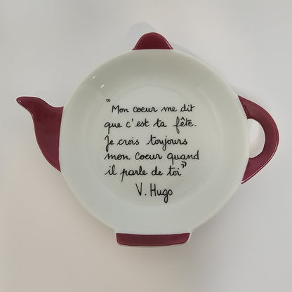 Image de l'assiette Chacha personnalisable de Comme un samedi.