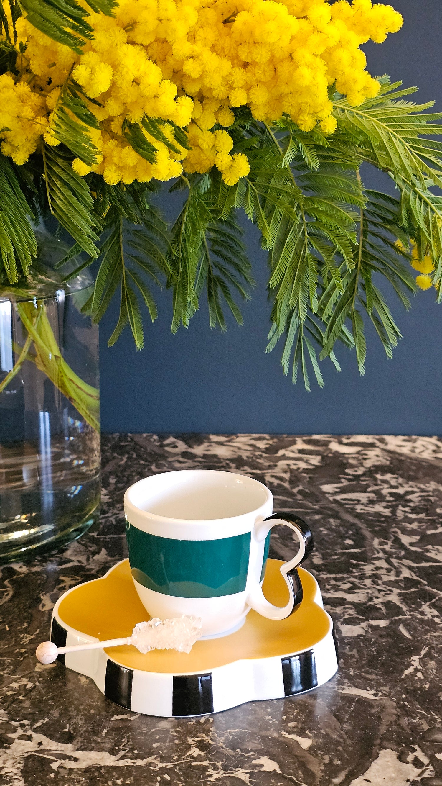 Photo décoration de la tasse fleur de Comme un samedi