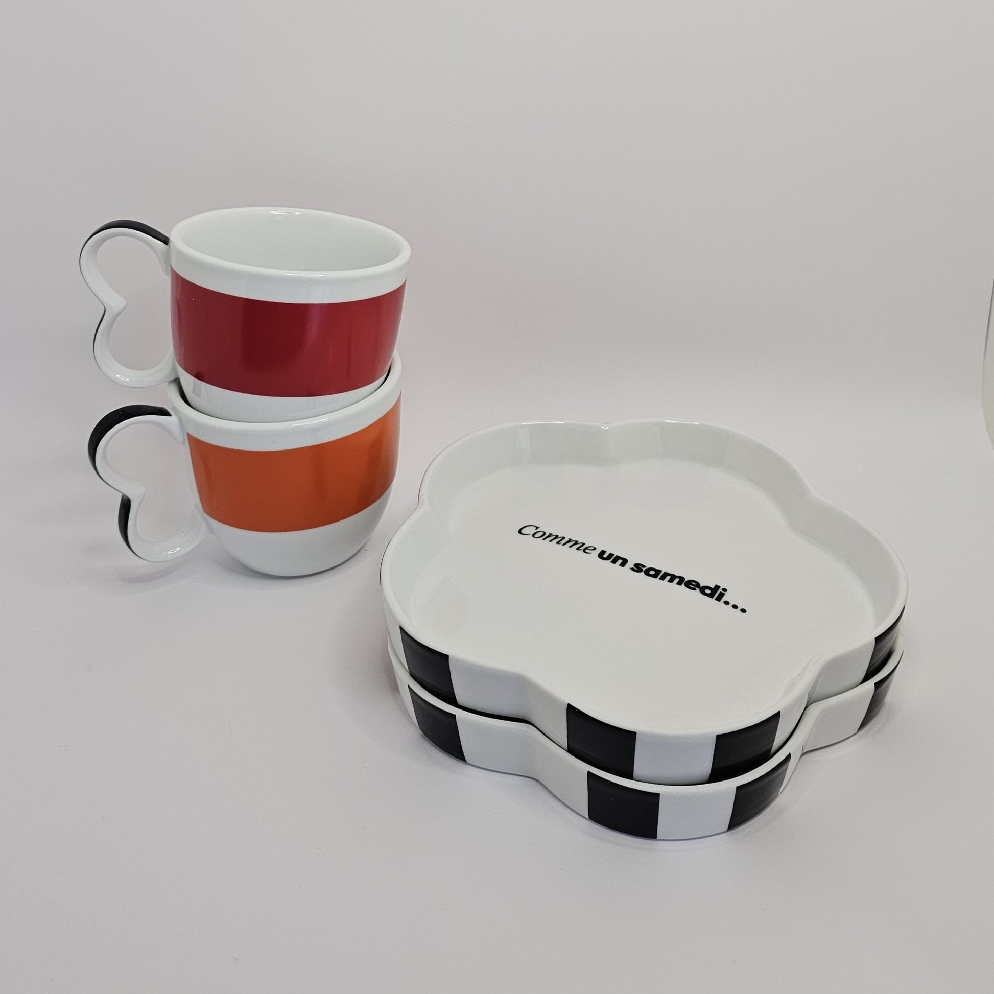 Image de présentation des tasses fleur cerise et mandarine de Comme un samedi.