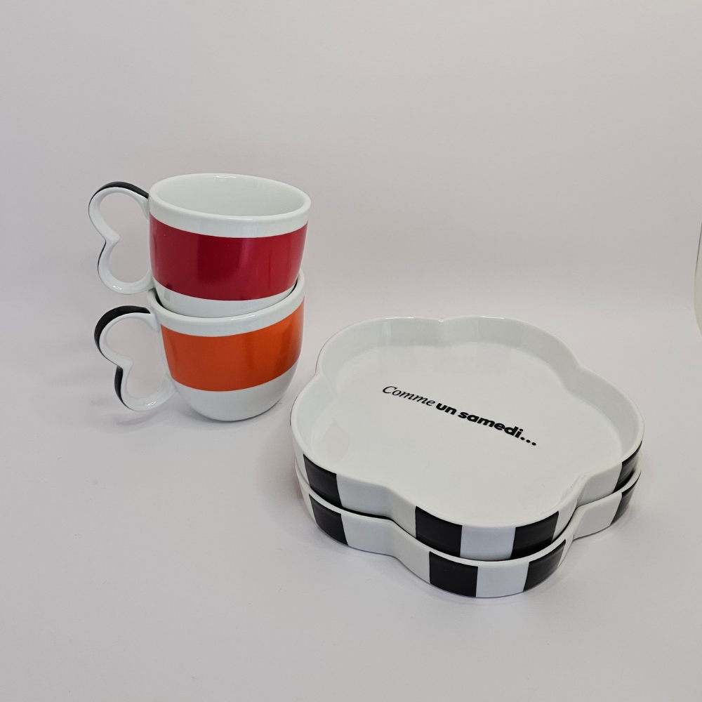 Taza de flores "Cereza"