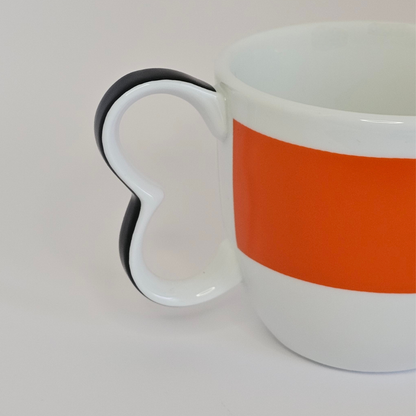 Taza de flores "Mandarina"