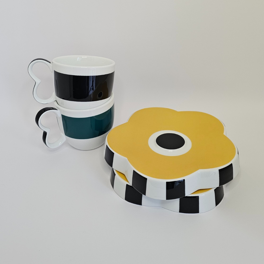 Tasse fleur "Menthe"