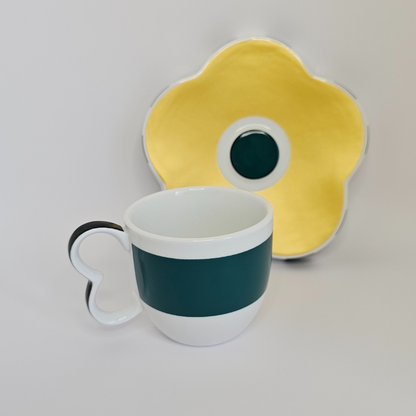 Tasse fleur "Menthe"